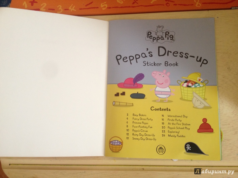 Иллюстрация 9 из 21 для Peppa Dress-Up. Sticker Book | Лабиринт - книги. Источник: Daria Rudnik