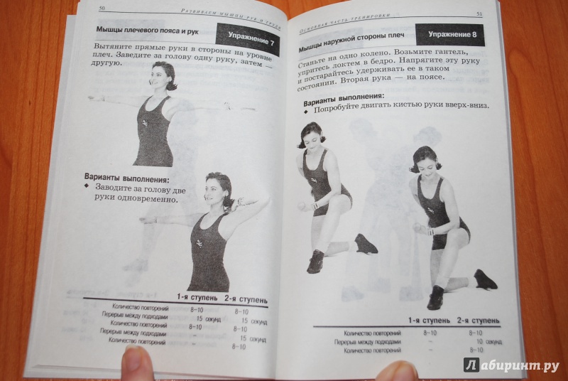 Иллюстрация 11 из 11 для Тренировки для женщин. Руки и грудь - Сабина Летувник | Лабиринт - книги. Источник: Нади