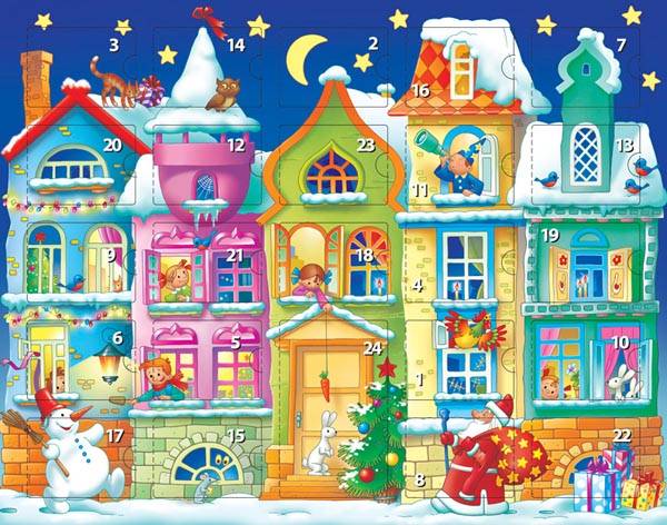 Иллюстрация 1 из 9 для Подарочный набор "Рождественский календарь" (76060) | Лабиринт - игрушки. Источник: erlebnis