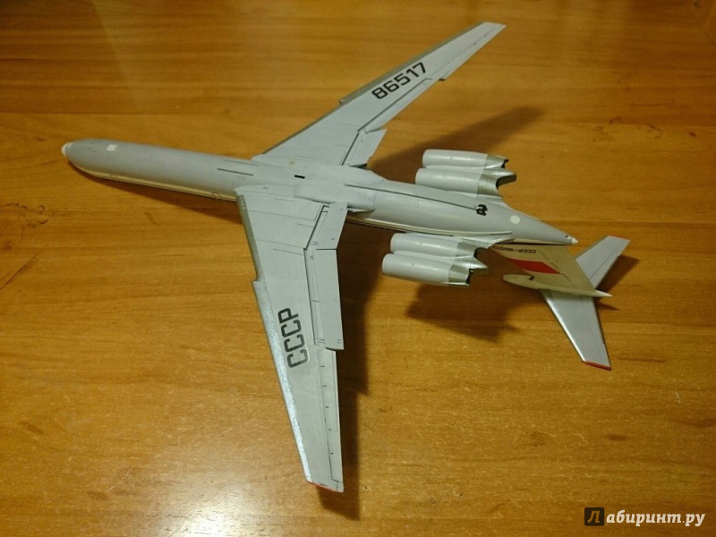 Иллюстрация 7 из 9 для Советский пассажирский авиалайнер Ил-62М (7013) | Лабиринт - игрушки. Источник: Ермаков  Ильфан