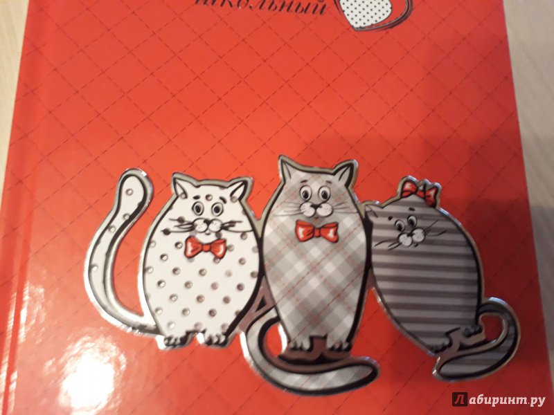 Иллюстрация 6 из 17 для Дневник школьный "Трио котов" (твердая обложка) (43472) | Лабиринт - канцтовы. Источник: Баутина  Альмира