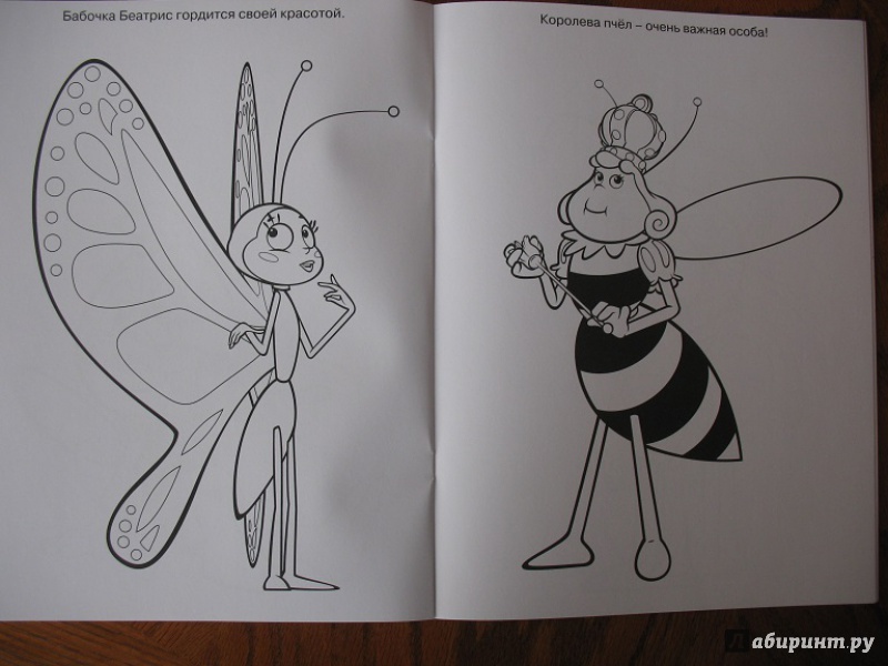 Иллюстрация 3 из 4 для Волшебная раскраска. Пчёлка Майя (№14157) | Лабиринт - книги. Источник: ЕленкаС