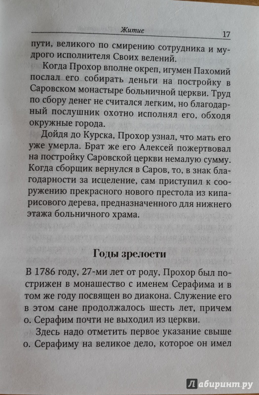 Иллюстрация 14 из 19 для Преподобный Серафим Саровский. Житие, наставления | Лабиринт - книги. Источник: Егорова  Татьяна Борисовна