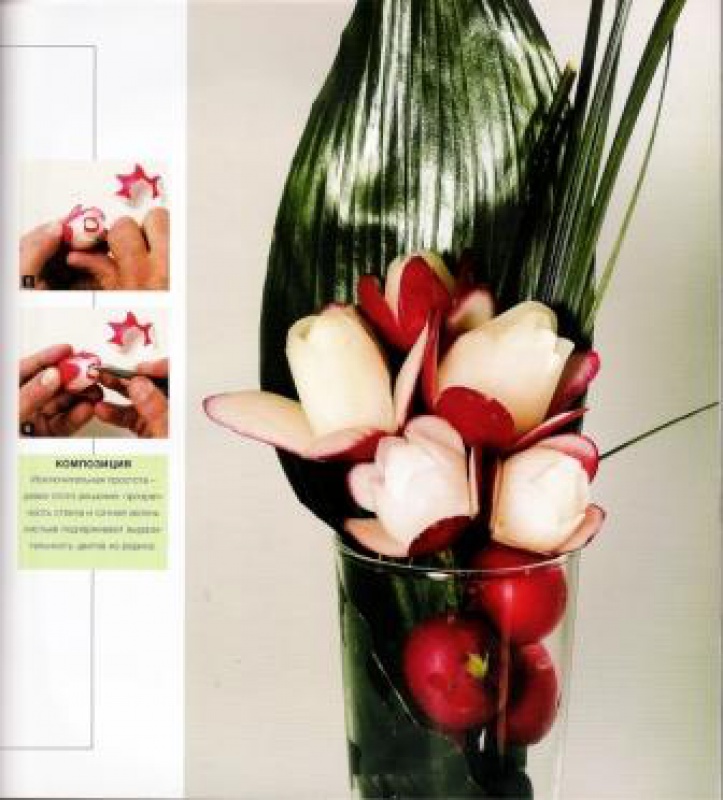 Иллюстрация 3 из 9 для Карвинг. Украшение стола фруктами и овощами. Идеи и проекты с иллюстрациями шаг за шагом - Марко Сабатини | Лабиринт - книги. Источник: Oslik IA