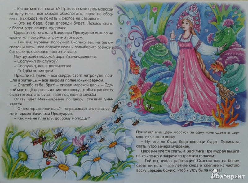 Иллюстрация 19 из 31 для Морской царь и Василиса Премудрая | Лабиринт - книги. Источник: Недопекина  Евгения