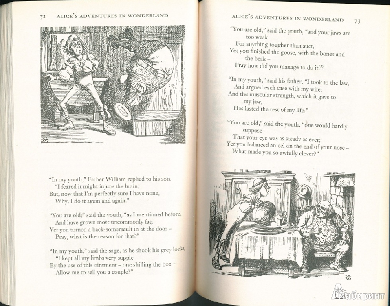 Иллюстрация 32 из 36 для Alices Adventures in Wonderland & Through the Looking-Glass - Lewis Carroll | Лабиринт - книги. Источник: Rishka Amiss