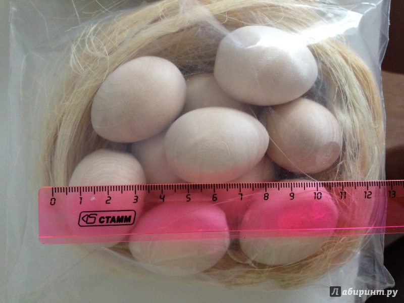 Иллюстрация 3 из 5 для Гнездо с яйцами под роспись (10 штук) (Д-670) | Лабиринт - игрушки. Источник: Сыроежка