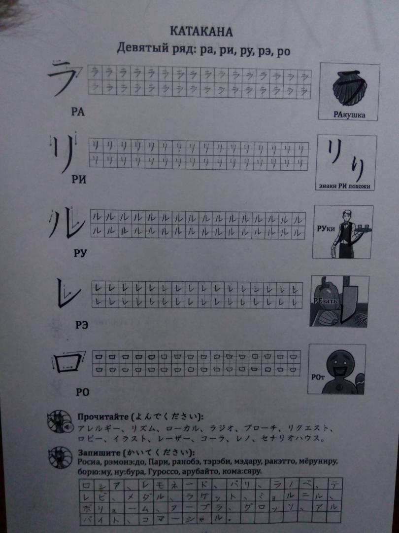 Иллюстрация 43 из 204 для Японская азбука. Учебное пособие - Анна Буландо | Лабиринт - книги. Источник: Сидлер  Елена