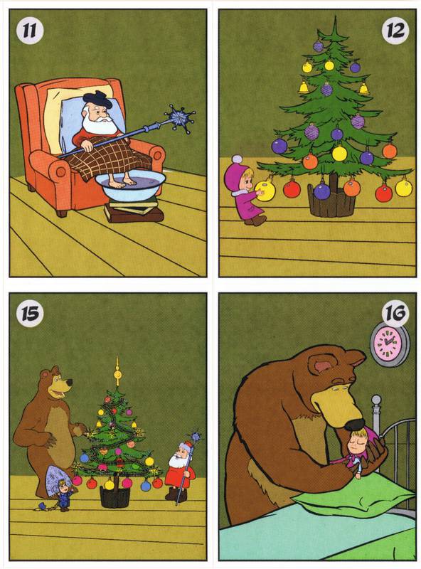Иллюстрация 8 из 11 для Наклей и раскрась "Маша и Медведь" (№ 1055) | Лабиринт - книги. Источник: Ялина