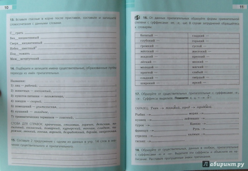 Иллюстрация 7 из 16 для Русский язык. 7 класс. Рабочая тетрадь к учебнику Т.А. Ладыженской и др. - Елена Ефремова | Лабиринт - книги. Источник: Соловьев  Владимир