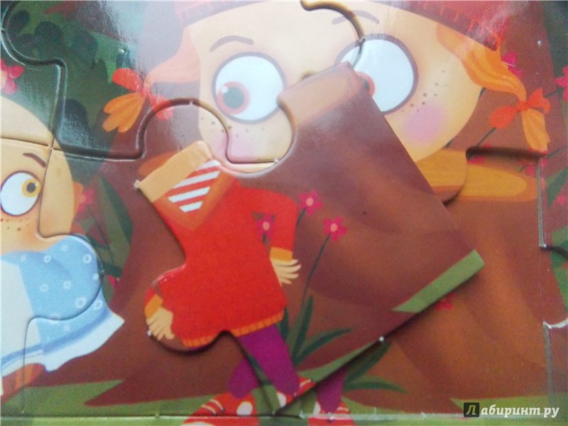 Иллюстрация 9 из 9 для Красная Шапочка. Машины сказки. Веселая книжка-мозаика - Н. Иманова | Лабиринт - игрушки. Источник: Лабиринт