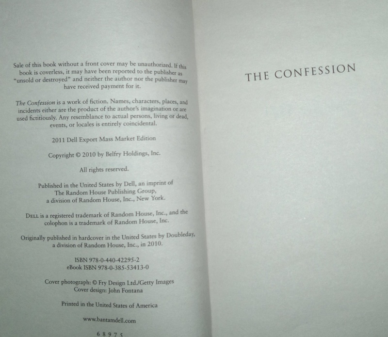 Иллюстрация 3 из 7 для The Confession - John Grisham | Лабиринт - книги. Источник: Леонид Сергеев