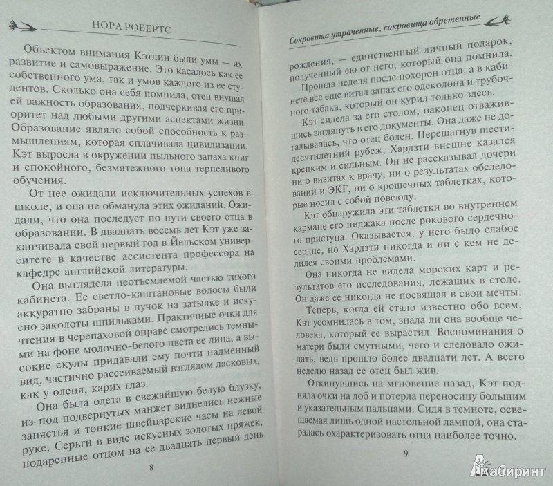 Иллюстрация 6 из 14 для Сокровище утраченное, сокровище обретенное - Нора Робертс | Лабиринт - книги. Источник: Леонид Сергеев