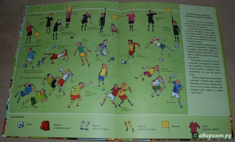 Иллюстрация 14 из 20 для Веселые пряталки на футболе (виммельбух) | Лабиринт - книги. Источник: Книжный кот