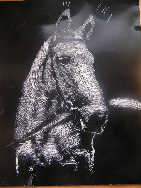 Иллюстрация 2 из 3 для Гравюра: Жизнь животных. Лошадь (Гр-005) | Лабиринт - игрушки. Источник: ИринаИ