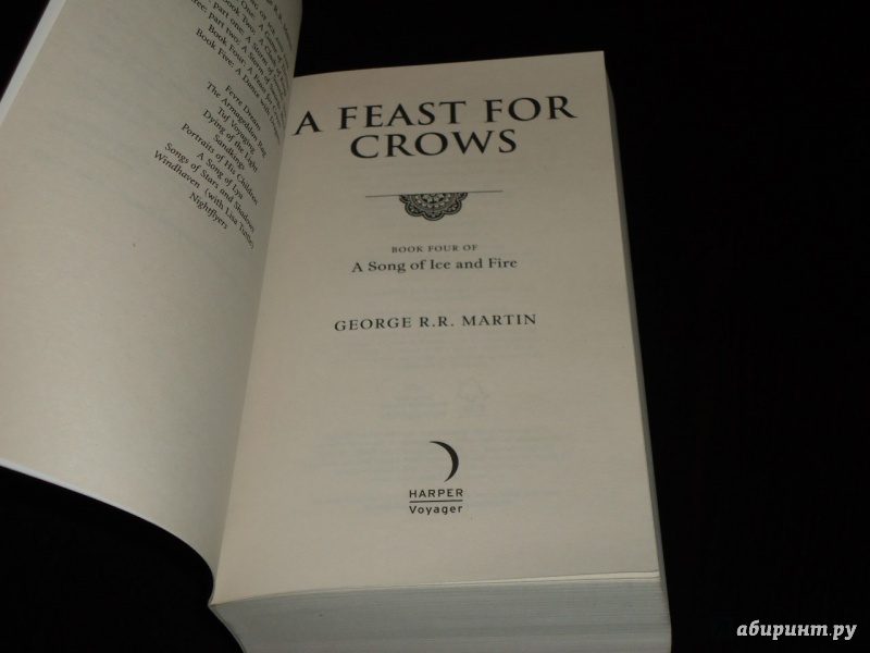 Иллюстрация 6 из 12 для A Feast for Crows - Martin George R. R. | Лабиринт - книги. Источник: Danielle