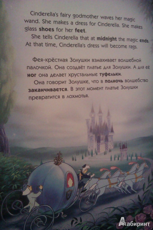 Иллюстрация 6 из 6 для Disney English. Золушка. Тема "Одежда" (+CD) | Лабиринт - книги. Источник: B
