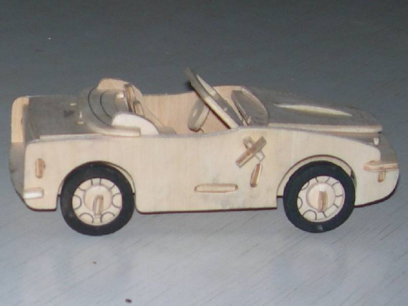 Иллюстрация 12 из 15 для Сборная деревянная модель "Кабриолет БМВ" | Лабиринт - игрушки. Источник: Екатерина