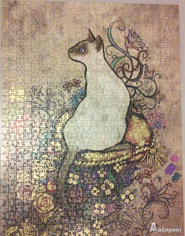 Иллюстрация 2 из 8 для Puzzle-1000 "Сиамская кошка" (29610) | Лабиринт - игрушки. Источник: Batman