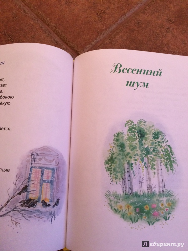 Иллюстрация 5 из 13 для Русские поэты о природе - Тютчев, Пушкин, Фет | Лабиринт - книги. Источник: k_dorogaya
