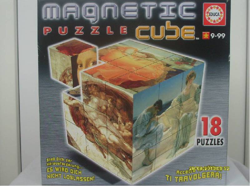 Иллюстрация 39 из 39 для Магнитные кубики-пазлы "Картины" (27 кубиков, 18 пазлов) (14101) | Лабиринт - игрушки. Источник: Лана