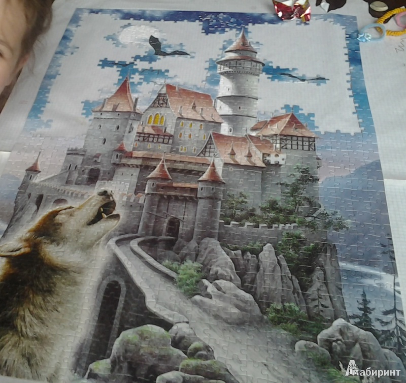 Иллюстрация 4 из 14 для Puzzle-1000 "Замок и волк" (С-100699) | Лабиринт - игрушки. Источник: Лана