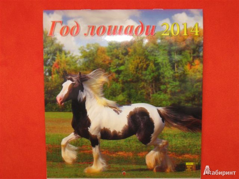 Иллюстрация 3 из 6 для Календарь на 2014 год "Год лошади" (45406) | Лабиринт - сувениры. Источник: Хомяша