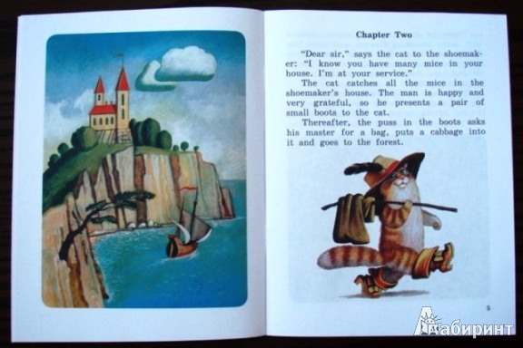 Иллюстрация 3 из 9 для Кот в сапогах (на английском языке) - Анна Карачкова | Лабиринт - книги. Источник: Данькин