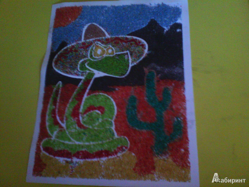 Иллюстрация 4 из 6 для Фреска "Мексиканец. Символ года Змея" (407039) | Лабиринт - игрушки. Источник: Симакова  Ольга