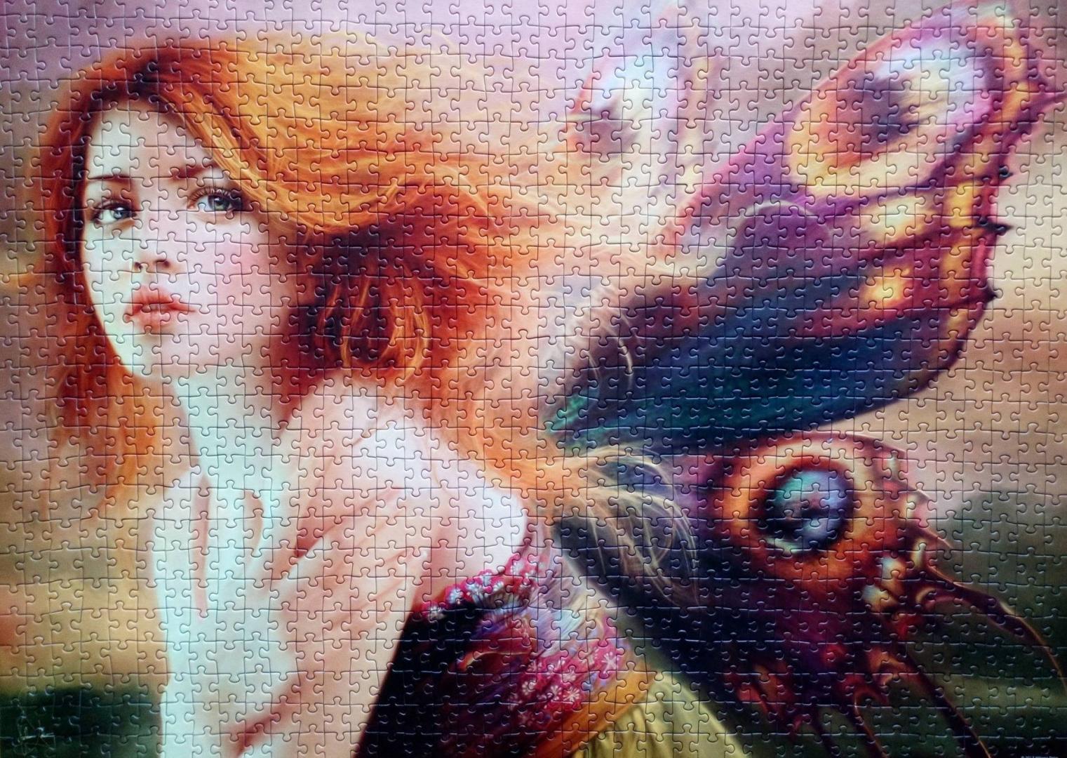Иллюстрация 11 из 18 для Puzzle-1000 "Фея с крыльями бабочки" (29612) | Лабиринт - игрушки. Источник: Чудинова  Наталья Дмитриевна