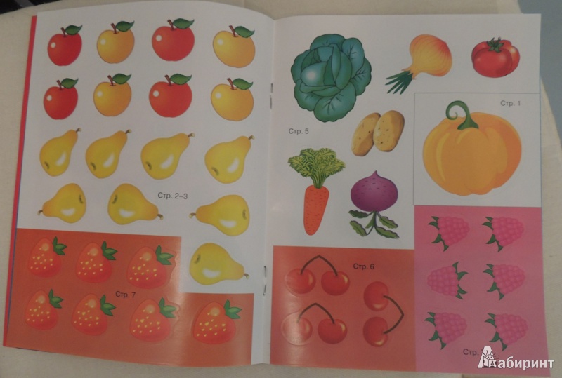 Иллюстрация 4 из 28 для Овощи, фрукты и ягоды - Лариса Маврина | Лабиринт - книги. Источник: Белошицкая  Ольга