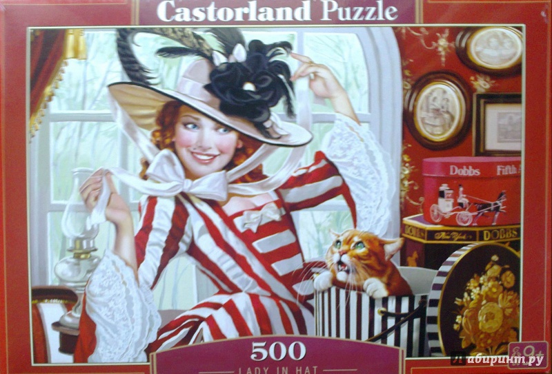 Иллюстрация 8 из 15 для Puzzle-500 "Леди в шляпе" (B-52165) | Лабиринт - игрушки. Источник: Mousse