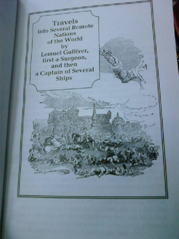 Иллюстрация 4 из 7 для Путешествия Гулливера (Gulliver's Travels). - На английском и русском языке - Джонатан Свифт | Лабиринт - книги. Источник: lettrice