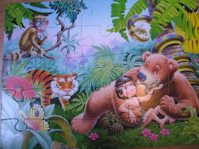Иллюстрация 7 из 9 для Puzzle-25. Книга джунглей (В-25039) | Лабиринт - игрушки. Источник: Валька  Анна