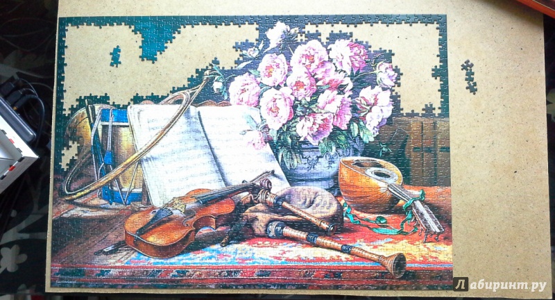 Иллюстрация 4 из 5 для Puzzle-1500 "Музыкальный натюрморт" (C-151240) | Лабиринт - игрушки. Источник: Svetlana  Sun