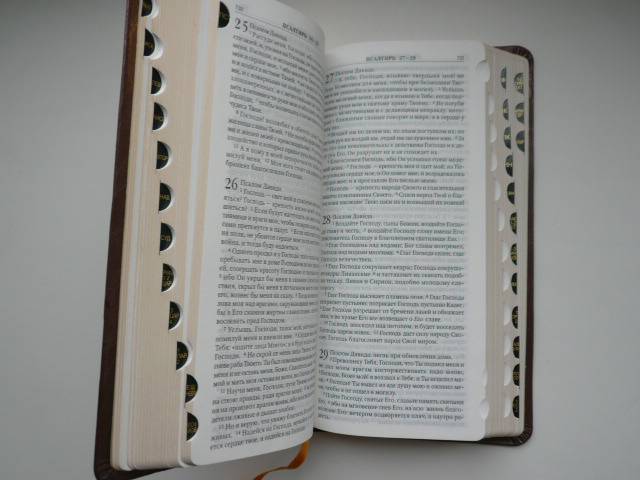 Иллюстрация 6 из 8 для 1262 Библия 045YTIA (мал. узкая, корич. золото) | Лабиринт - книги. Источник: Nadezhda_S