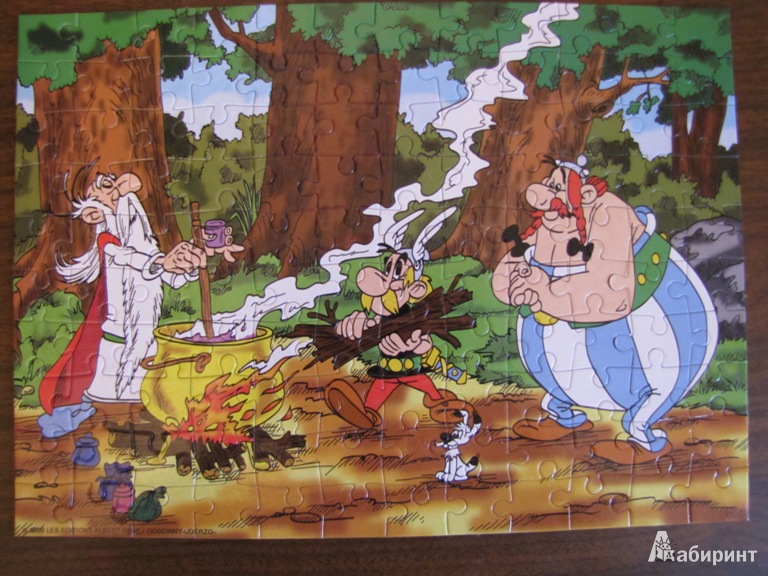 Иллюстрация 5 из 6 для Puzzle-120. "Asterix". Приготовление зелья (B-PU12076) | Лабиринт - игрушки. Источник: Павлюченкова  Наталья
