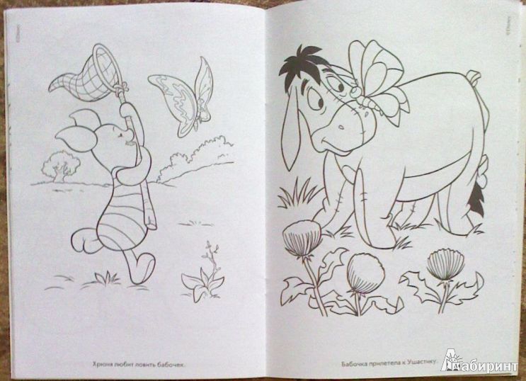 Иллюстрация 5 из 5 для Раскраска-люкс "Винни и его друзья" (№ 1127) | Лабиринт - книги. Источник: Tatka