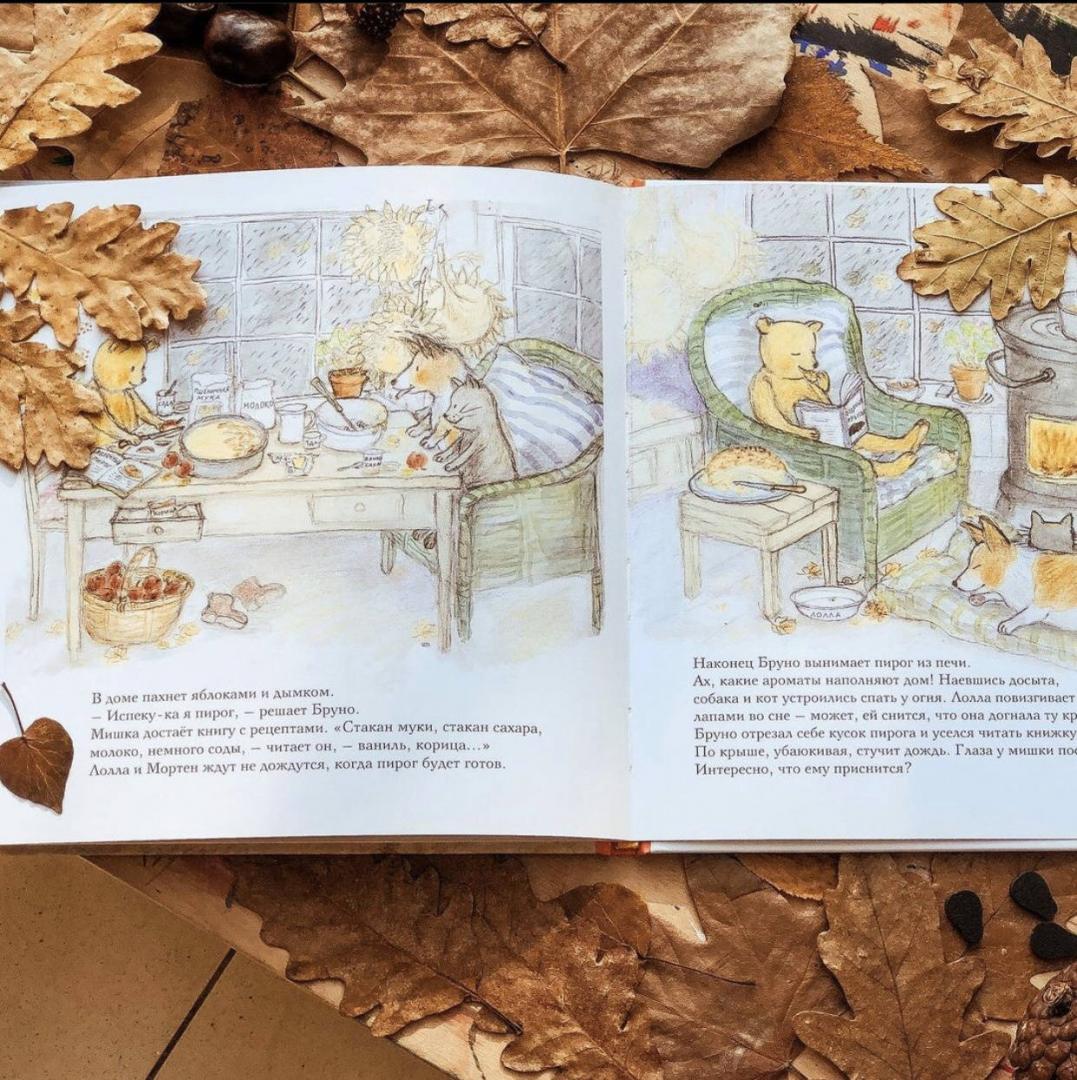Иллюстрация 52 из 53 для Осень мишки Бруно - Гунилла Ингвес | Лабиринт - книги. Источник: Ситникова  Елена Игоревна