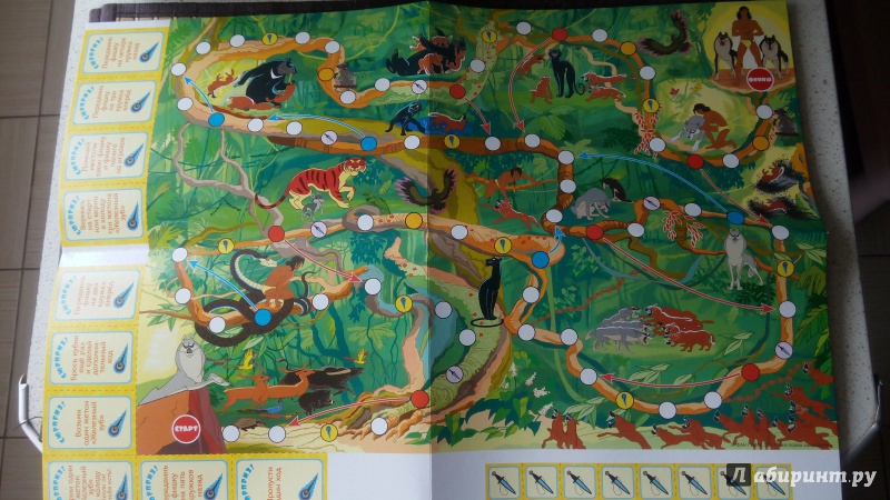 Иллюстрация 5 из 5 для Настольная игра "Маугли" (11088) | Лабиринт - игрушки. Источник: Лабиринт