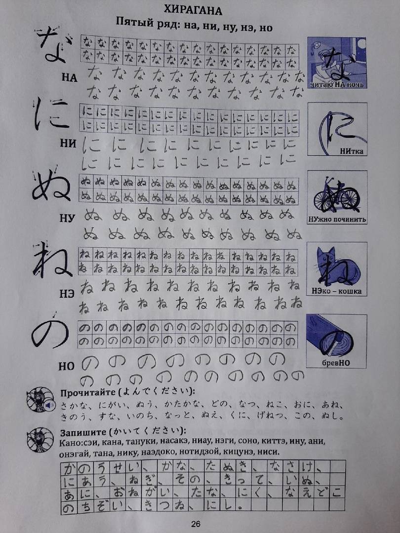 Иллюстрация 188 из 204 для Японская азбука. Учебное пособие - Анна Буландо | Лабиринт - книги. Источник: Лабиринт