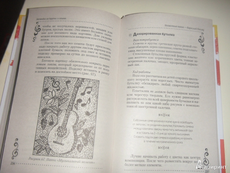 Иллюстрация 16 из 16 для Мозаика из крупы и семян - Елена Каминская | Лабиринт - книги. Источник: milasan