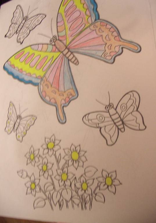 Иллюстрация 11 из 16 для Цветы и бабочки - Татьяна Коваль | Лабиринт - книги. Источник: unnamed