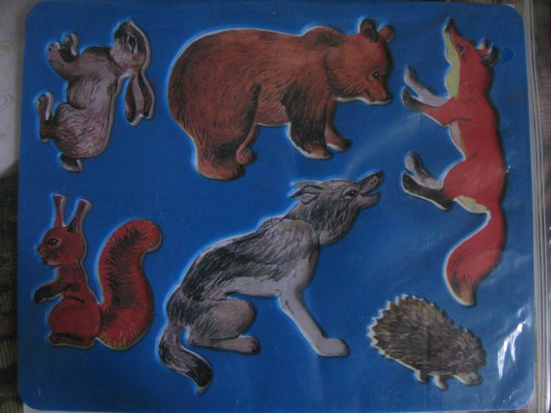 Иллюстрация 9 из 10 для Трафарет пластмассовый "Лесные звери" | Лабиринт - игрушки. Источник: Kostik10
