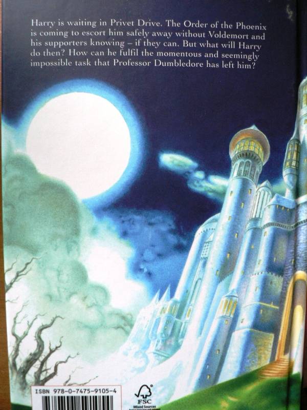 Иллюстрация 11 из 11 для Harry Potter and the Deathly Hallows - Joanne Rowling | Лабиринт - книги. Источник: Concordia