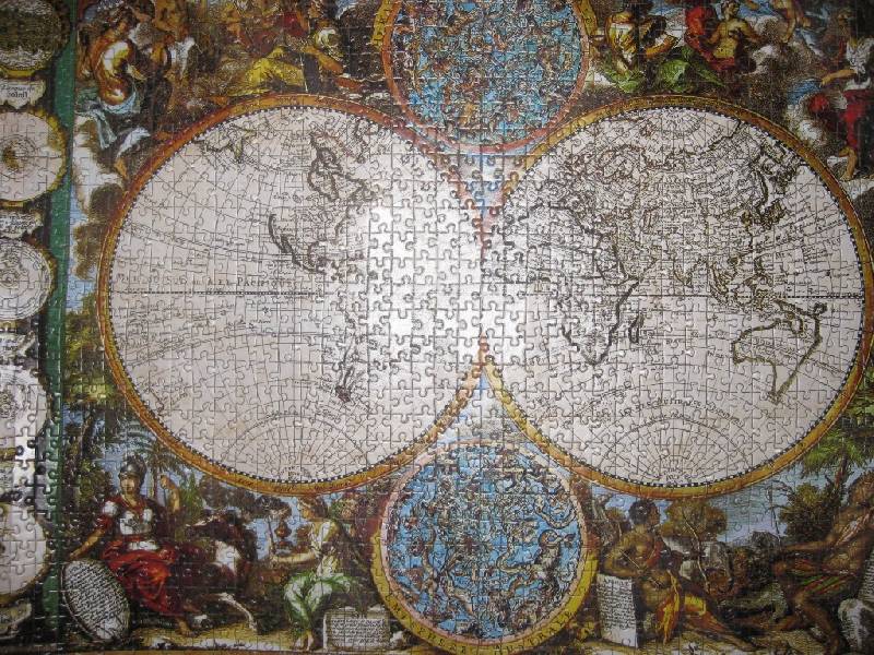 Иллюстрация 1 из 5 для Puzzle-1500. Карта мира (С-150632) | Лабиринт - игрушки. Источник: Марийка