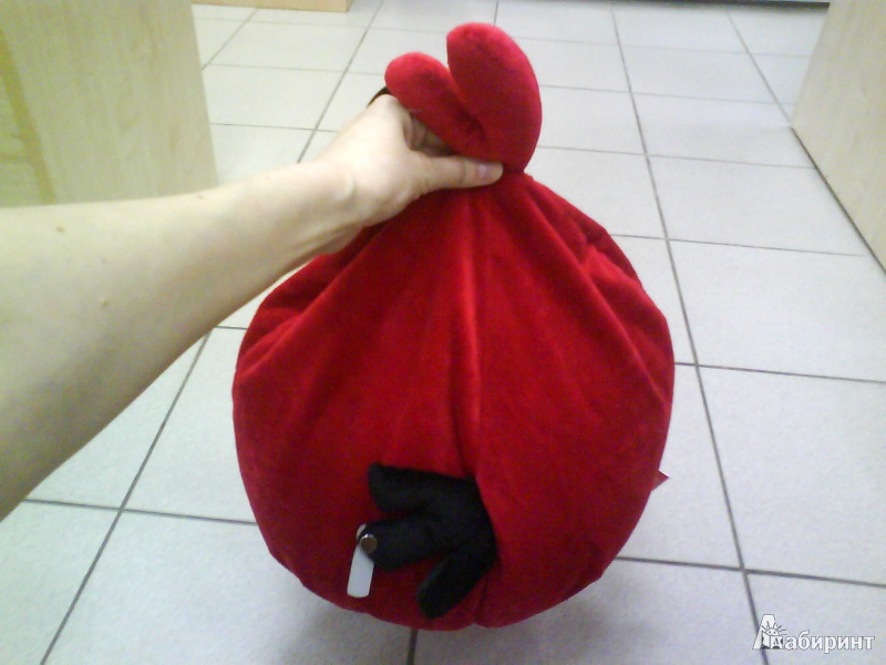 Иллюстрация 5 из 7 для Angry Birds. Подушка "Red bird", 30х25 см. (АВР12) | Лабиринт - игрушки. Источник: Мила