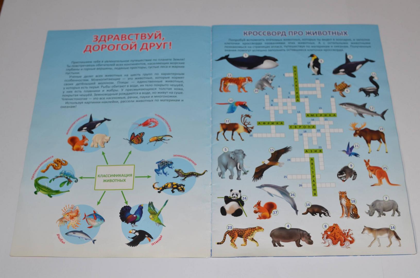 Иллюстрация 9 из 16 для Атлас Мира с наклейками. Животные и растения | Лабиринт - книги. Источник: Anvlan