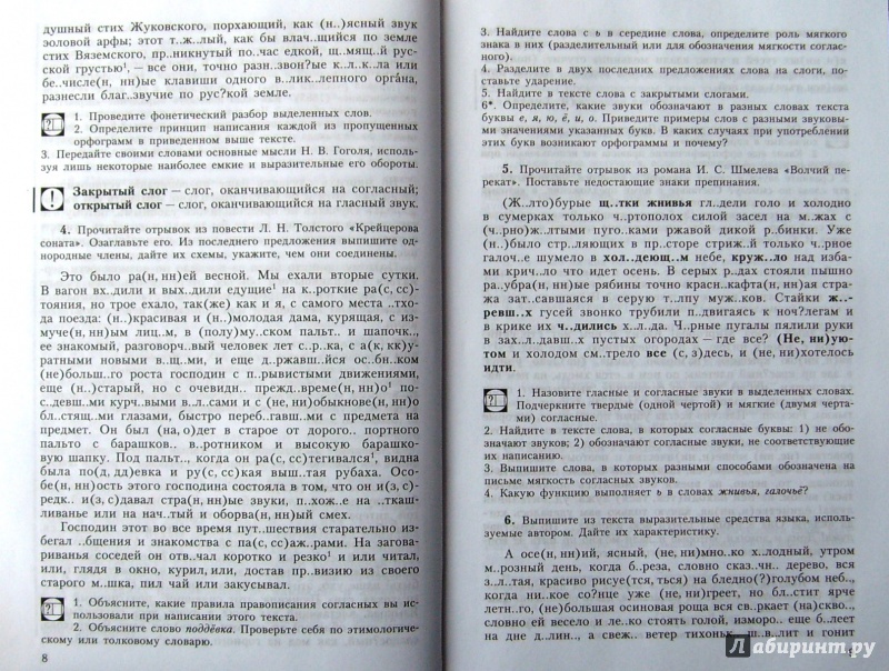 Иллюстрация 10 из 31 для Русский язык. Грамматика. Текст. Стили речи. 10-11 классы. Учебник - Власенков, Рыбченкова | Лабиринт - книги. Источник: Соловьев  Владимир