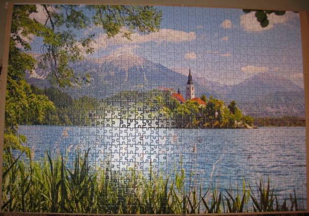 Иллюстрация 5 из 5 для Puzzle-1000. Озеро, Словения (С-101948) | Лабиринт - игрушки. Источник: LilyWhite